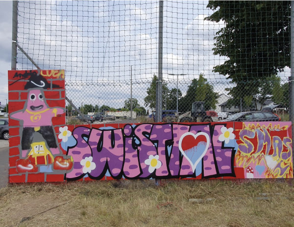 Hier ist die Spraydays-Wand in Odendorf zu sehen.